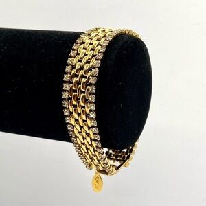 KJL Kenneth Jay Lane Bracelet Crystals Vintage